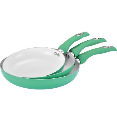 China Modern Kuai Yang Cookware With Bakelite Handle Aluminum Nonstick Base Bottom 20/24/28 cm Frying Pan for sale