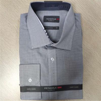 Cina Colore grigio delle camice casuali alla moda lunghe della manica morbido e comodo durare in vendita