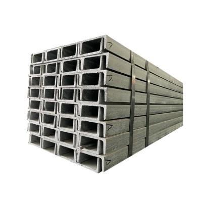 China Construction structural steel ss400 c and u channel price for sale