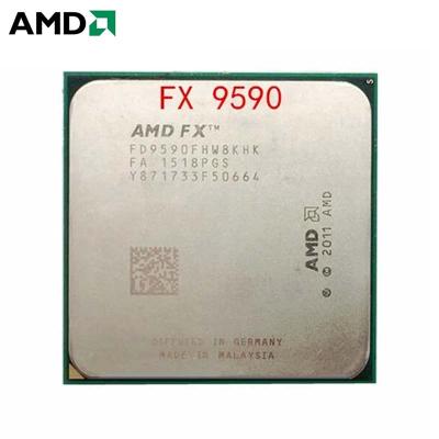 China AMD Desktop FX 4.0 Series FX-9590 FX 9590 4.0 GHz Eight-Core CPU Processor FD9590FHW8KHK Slot AM3+ 220W for sale