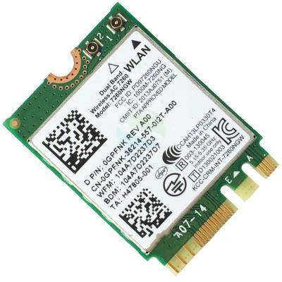 China Suitable for wireless-AC dual frequency 867Mbps 7260NGWAC 7260NGW 7260AC card. Dell Laptop WIFI Card 7260NGWAC 7260NGW 7260AC NGFF Pcie BT4.0 Wlan for sale