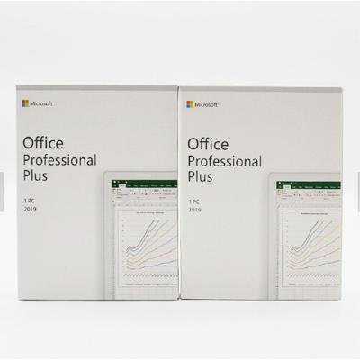 China Office 2019 Office Pro Plus FPP DVD Pack for sale