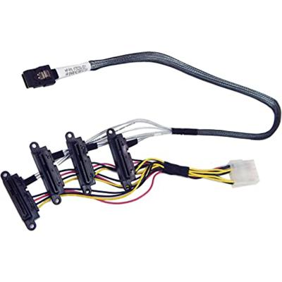 China Server HPE ProLiant ML10v2 Mini-SAS to SATA Cable 686747-001 675233-001 for sale