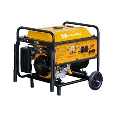 China Jialing Generator AC 3.5KW Single Three Phase Electric Start Gasoline Welding Generator WD1-190 for sale