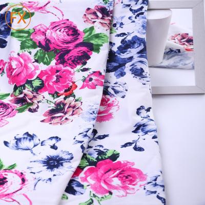 China Custom Cotton Spandex Stretch Water Resistant Digital Printed Cotton Fabric for sale