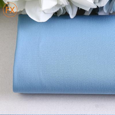 China New Calvary Twill Woven Spandex Shrink-Resistant Korean Poly Solid Dyed Cotton Fabric For Suit for sale