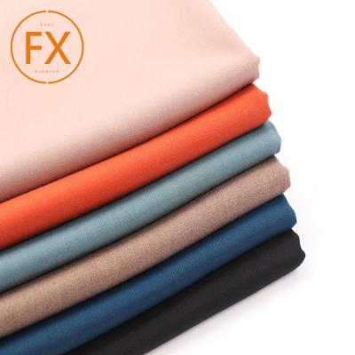 China Cheap Customized Shinning Durable Twill Elastane Polyester Rayon Spandex Fabric for sale