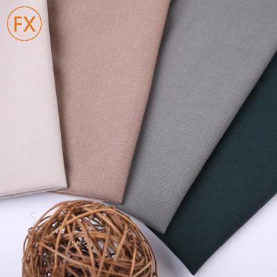 China New viable twill blend brushed spandex wool rayon polyester oeko tex fabric for coat for sale