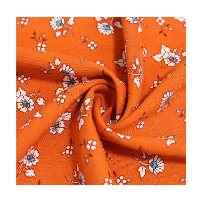 China Wrinkle Resistant New Design 45s Color Fastness Good 100% Rayon Fabric Printed Flowers For Spring-Summer Dress for sale