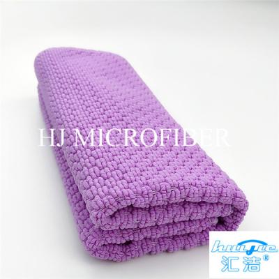 Κίνα Jacquard μεγάλο ύφασμα οικιακού Microfiber πετσετών χεριών μαργαριταριών καθαρίζοντας φιλικό προς το περιβάλλον προς πώληση