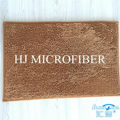 中国 極度の柔らかいMicrofiberのマットのシュニールのバス・マットの床のクッション灰色色の極度の吸収剤 販売のため