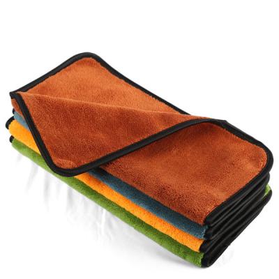 China Toalla de Coral Fleece Car Washing Drying para la absorción de agua fuerte de los trapos de limpieza del coche de la microfibra del hogar 13,77