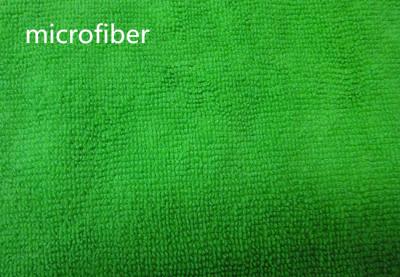 China Green 150cm Width microfiber car cleaning cloths Kitchen Bathroom Use Warp Terry Fabric for sale