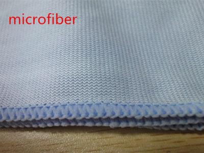 China Fusselfreie Microfiber-Geschirrtücher 40 * 40cm, hellblaues Küchen-Putztuch zu verkaufen