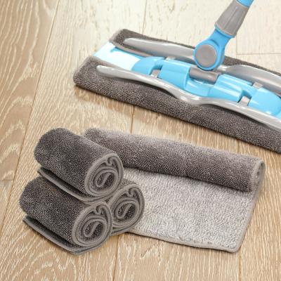 China Professional Double-sided  Microfiber Mop Mat,Household Wet & Dry Mop Mat for Hardwood, Laminate, Tile Floor Cleaning for sale