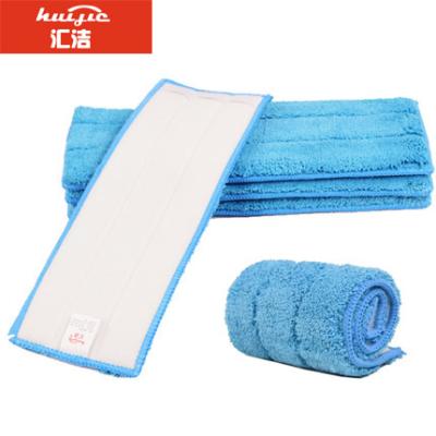 China Portable 400gsm Home Use Microfiber Wet Mop Ultra Cleaning Mop Head for sale