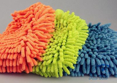 China Easy Auto Care Microfiber Ultra Detersive Sponge Compounded Chenille Car Wash Glove for sale