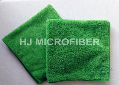 China Soem-Plüsch wiederverwendbarer Microfiber-Stoff für das Säubern Doppelstapels, 45 x 45cm zu verkaufen