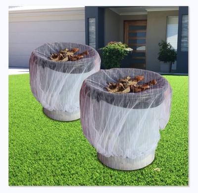 China Rain Barrel Covers Polyester Drawstring Rain Barrel Cover Mesh Bag for sale