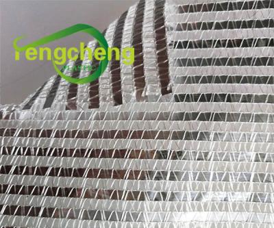 China Internal Aluminum Energy Saving Greenhouse Cover Curtains , Light Reflective Shade Screen For Greenhouse for sale