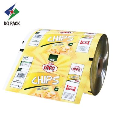 China DQ PACKAGE Laminate Film Roll Chip Wrapping Plastic Sheet Sealing Roll Film Moisture Proof Film for sale