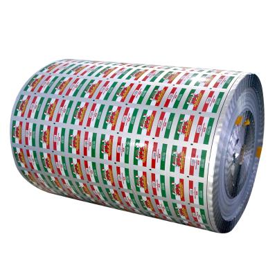 China Moisture Proof High Barrier Food Packaging Multilayer Roll Film For Tomato Sauce for sale