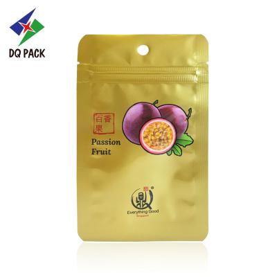 China Moisture Proof Flexible Packaging Three Side Seal Pouch With Zipper For Canned Fruit Foo Pouch Packaging for sale