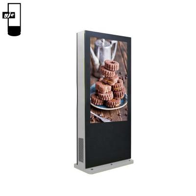 China Outdoor Floor Standing Led Commercial Screen Price 55 Inch LCD Billboard Outdoor Advertising Kiosk Waterproof for sale