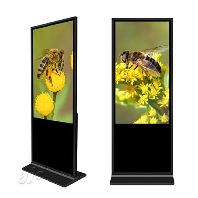 China Indoor Super Slim 49 Inch Floor Standing Touch Screen Digital LCD TV Advertising Player Display for sale