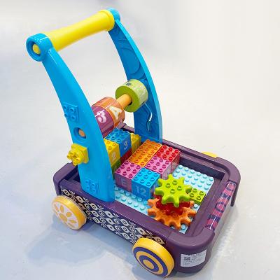 China Pushable Toys Baby Push Educational Walker Toy Building Blocks Toys For Children for sale