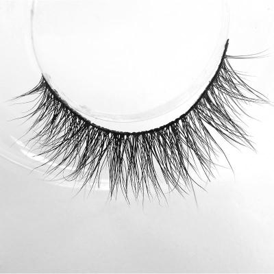 China 100% fluffy mink eyelashes 3d mink lashes makeup 25mm natural nude lashes wholesale natural and soft mink lashes for sale