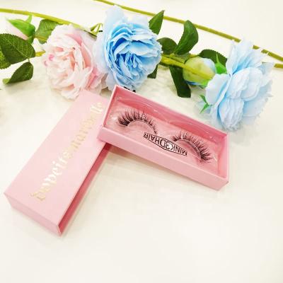 China Natural Soft Mink Lash False Eyelashes Hand Made Full Strip Lash False Makeup Eyelash for sale