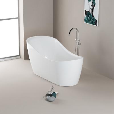 China Contemporary Bathroom Freestanding Soaking Bathtub With Center Drain Placement zu verkaufen