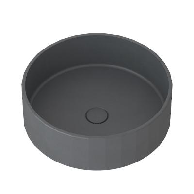 China Matte Finish 1 Basin Cement Sink With Center Drain Location zu verkaufen