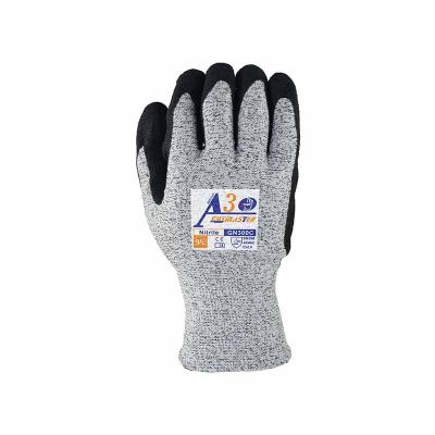 China Flexible Cut Resistant Nitrile Coated Dipped 13g Light Duty Construction Safety Gloves Gardening Working Guantes for sale