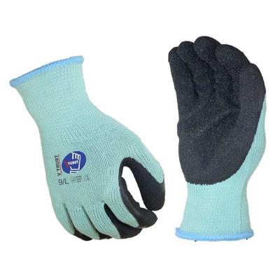 China Flexible EN388 Latex Coated Construction Safety Gloves Gardening Working Guantes Universal Light Duty for sale