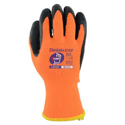 China Latex Anti-Slip Palm Coated Ply Winter Safety Working Gloves Knitted Latex Coating Glove / Working Glove for sale