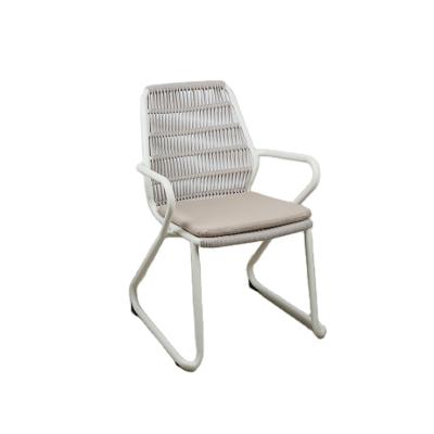 China High Quality Water Proof Chinese Style Aluminum Chair Outdoor Garden Team Tied Dining Chair Wholesale for sale