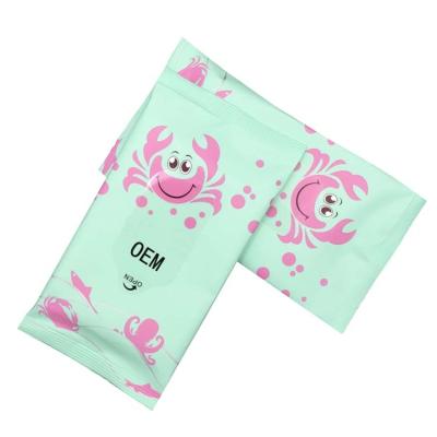 China New Arrival Biodegradable Hand And Face Organic Bamboo Wet Cleaning Cloths Individually Bundled Wet Cleaning Cloths for sale