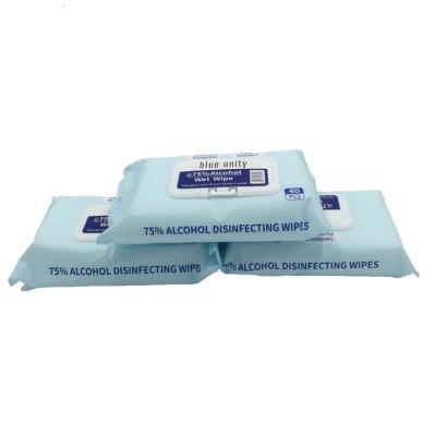 China Daily Life Protective Disinfecging Disposable SKIN CARE Cleansing Wet Tissue for sale