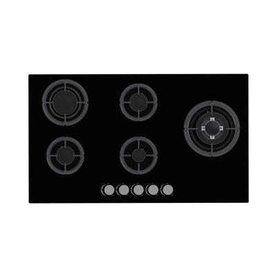 China Professional Hotel Factory 8mm Thickness Household Use Outdoor Ceramic Gas Hob /Brass Burner Gas Hob for sale