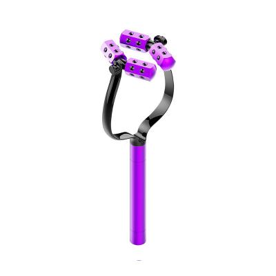 China Vibrating Face Lift Electric Slimming Lifting Face Stretching Personal Care Beauty U Shape Germanium Massage Roller Home Use for sale