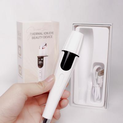 China Skin Rejuvenation New Arrival Vibrate Heating Hot Skin Rejuvenation Introducer Relieve Plumper Fatigue Wrinkles Anti Aging Eye Circles Dark Lip for sale