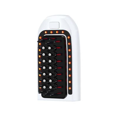 China New Arrival Electric Hair Growth Master Care Scalp Applicator Vibrating LED Red Light Portable Hair Growth Massager Comb for sale