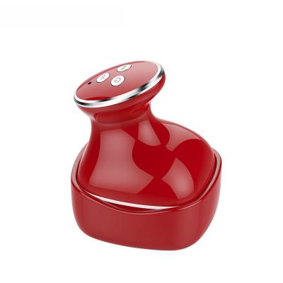 China Household Electric Head Health Care LED 24 Head Vibrating Wet And Dry Scalp Vibrating Red Light Scalp Massager Skin-friendly Massager for sale