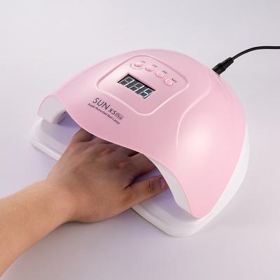 China Plastic 80W High Power Quick Dry Baking Infrared Phototherapy 36 Led Digital Daul UV Light Ail Dryer for sale