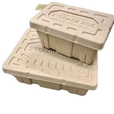 China Recycled materials paper storage box waterproof ice cooler box biodegradable eco paper box for sale