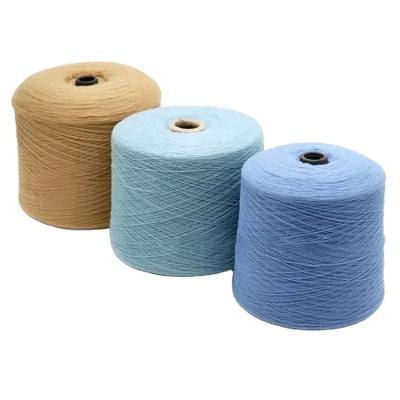 China Sustainable In Stock Eco-Friendly 2/32S Milk Cotton Yarn Rich In Color For Weaving for sale