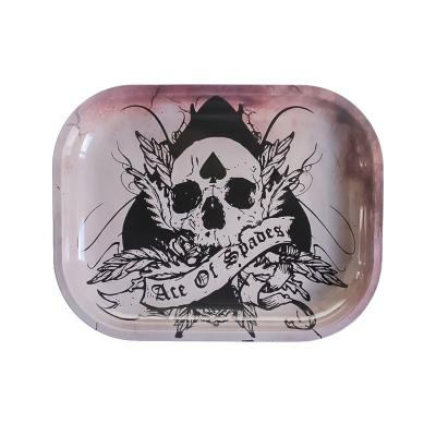 China Small Tray Tobacco Popular Design Hot Selling Quality Smoke Tin Herb Trays Rolling Custom Tray set for sale