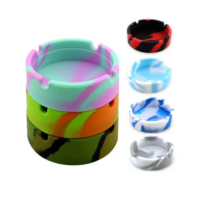 China Portable Factory direct environmentally high temperature resistant silicone custom ashtray for sale